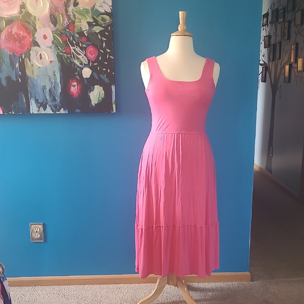Jason Wu Pink Sleeveless Midi Dress